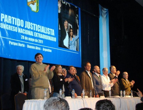 El PJ respaldó la candidatura presidencial de Cristina K